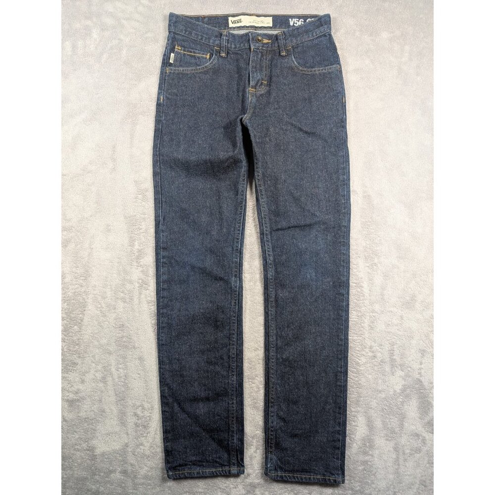 Vans V56 Standared Jeans Men 28x16 Dark Wash Straight Leg Skaterboard Y2k Skater